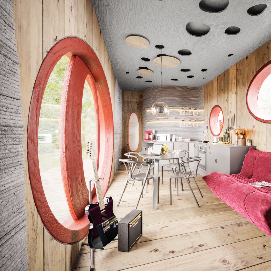 Printed Concrete House Prvok